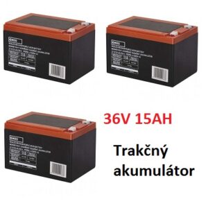 36V 3X15Ah EMOS Trakčný akumulátor pre elektropohony 6-DZM