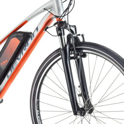 Dámsky crossový elektrobicykel Devron 28162  model 2018 Silver - Záruka 10 rokov - Image 4