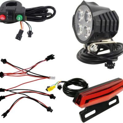 AIXPS Smerovky s brzdovým svetlom a klaksónom na elektrobicykel kolobežku