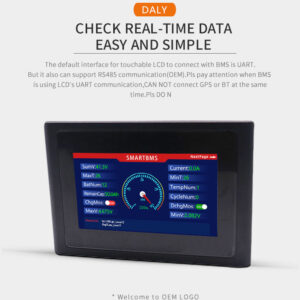 Daly BMS displej 3" UART